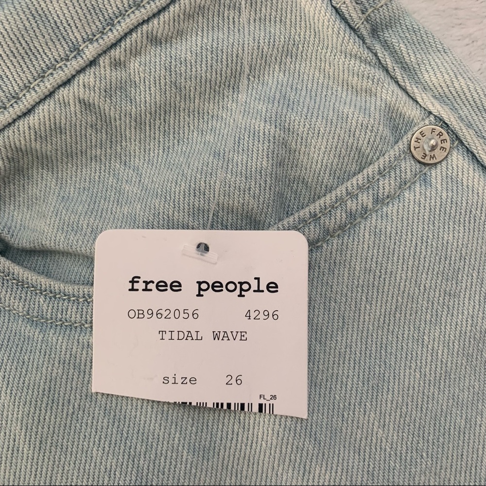 Free People Light Wash Denim Skirt - Picture 6 of 9
